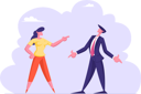 پیش‌نمایش فایل female-lady-shouting-at-businessman-4589371 از پک تراوبلس کسب‌وکار