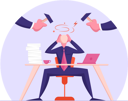 پیش‌نمایش فایل frustrated-businessman-due-to-high-workload-4589347 از پک تراوبلس کسب‌وکار