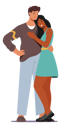 پیش‌نمایش فایل couple-hugging-4539155 از پک افراد