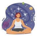 پیش‌نمایش فایل female-doing-yoga-asana-in-lotus-pose-4539091 از پک افراد