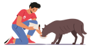 پیش‌نمایش فایل man-feeding-dog-4539084 از پک افراد