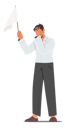 پیش‌نمایش فایل man-holding-white-flag-on-give-up-4539052 از پک افراد