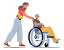 پیش‌نمایش فایل nurse-helping-disabled-woman-4539083 از پک افراد