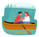 پیش‌نمایش فایل romantic-date-of-young-couple-on-boat-4539113 از پک افراد