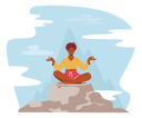 پیش‌نمایش فایل woman-doing-meditation-on-mountain-peak-4539154 از پک افراد