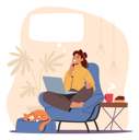 پیش‌نمایش فایل woman-dreaming-while-working-4539062 از پک افراد