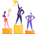 پیش‌نمایش فایل businessman-celebrating-first-position-4588448 از پک موفقیت
