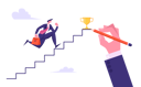 پیش‌نمایش فایل businessman-climbing-stairs-to-success-4588468 از پک موفقیت