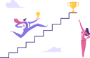 پیش‌نمایش فایل businessman-running-towards-success-4588471 از پک موفقیت