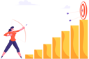پیش‌نمایش فایل businesswoman-aiming-towards-success-4588426 از پک موفقیت