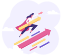 پیش‌نمایش فایل businesswoman-moving-towards-sucess-4588435 از پک موفقیت