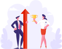 پیش‌نمایش فایل successful-businessman-winning-trophy-4588472 از پک موفقیت