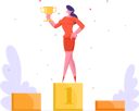 پیش‌نمایش فایل successful-businesswoman-celebrating-success-4588475 از پک موفقیت