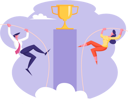 پیش‌نمایش فایل business-employees-going-towards-success-4587760 از پک ریوالری کسب‌وکار