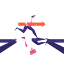 پیش‌نمایش فایل businessman-moving-forward-during-competition-4587748 از پک ریوالری کسب‌وکار