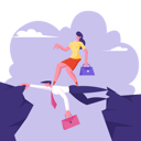 پیش‌نمایش فایل businesswoman-going-towards-success-4587753 از پک ریوالری کسب‌وکار