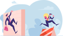 پیش‌نمایش فایل climbing-over-wall-and-achieving-success-4587736 از پک ریوالری کسب‌وکار