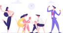 پیش‌نمایش فایل employees-playing-armwrestling-during-leisure-time-4587735 از پک ریوالری کسب‌وکار