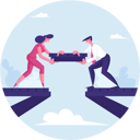 پیش‌نمایش فایل employees-working-as-team-and-achieving-success-4587743 از پک ریوالری کسب‌وکار