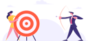 پیش‌نمایش فایل aiming-towards-business-target-4587616 از پک ایده کسب‌وکار