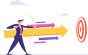 پیش‌نمایش فایل aiming-towards-target-4587610 از پک ایده کسب‌وکار