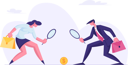 پیش‌نمایش فایل business-people-analyzing-income-4587585 از پک ایده کسب‌وکار