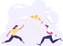 پیش‌نمایش فایل business-people-catching-business-ideas-4587590 از پک ایده کسب‌وکار
