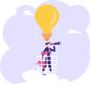 پیش‌نمایش فایل businessman-looking-for-business-idea-4587598 از پک ایده کسب‌وکار