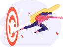 پیش‌نمایش فایل businesswoman-achieving-goal-4587615 از پک ایده کسب‌وکار