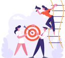 پیش‌نمایش فایل businesswoman-marketing-aim-towards-success-4587603 از پک ایده کسب‌وکار