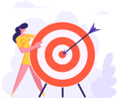پیش‌نمایش فایل businesswoman-with-business-goal-4587609 از پک ایده کسب‌وکار