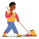 پیش‌نمایش فایل boy-removing-trash-from-ground-4538744 از پک کودکان و خانواده