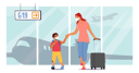 پیش‌نمایش فایل family-holidays-and-travel-mother-and-little-child-with-luggage-in-airport-terminal-modern-building-waiting-flight-4538739 از پک کودکان و خانواده