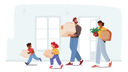 پیش‌نمایش فایل happy-family-in-new-house-4538693 از پک کودکان و خانواده