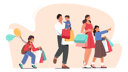پیش‌نمایش فایل happy-family-shopping-4538676 از پک کودکان و خانواده