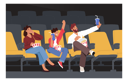 پیش‌نمایش فایل happy-family-watching-movie-at-cinema-4538710 از پک کودکان و خانواده