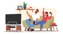 پیش‌نمایش فایل little-boy-with-dad-playing-video-games-4538694 از پک کودکان و خانواده