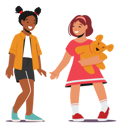 پیش‌نمایش فایل little-girls-playing-and-smiling-together-4538699 از پک کودکان و خانواده