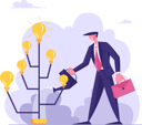 پیش‌نمایش فایل businessman-watering-idea-tree-4587533 از پک زمان پول