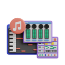 پیش‌نمایش فایل music-editing-10345336 از پک چندرسانه‌ای و طراحی