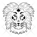 پیش‌نمایش فایل lion-face-11778184 از پک ماسکوت حیوان
