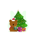 پیش‌نمایش فایل bear-with-christmas-gift-10611658 از پک کریسمس