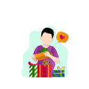 پیش‌نمایش فایل boy-opening-christmas-gift-10611597 از پک کریسمس