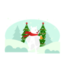 پیش‌نمایش فایل christmas-bear-with-bell-10611533 از پک کریسمس