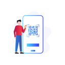 پیش‌نمایش فایل barcode-scanning-11832829 از پک تحویل لجستیک