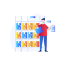پیش‌نمایش فایل checking-inventory-11832837 از پک تحویل لجستیک