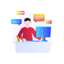 پیش‌نمایش فایل customer-support-11832828 از پک تحویل لجستیک