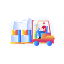 پیش‌نمایش فایل forklift-truck-11832841 از پک تحویل لجستیک