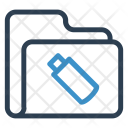 پیش‌نمایش فایل usb-folder از پک فایل و پوشه