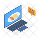 پیش‌نمایش فایل laptop-online-order-burger-14671890 از پک تحویل غذا